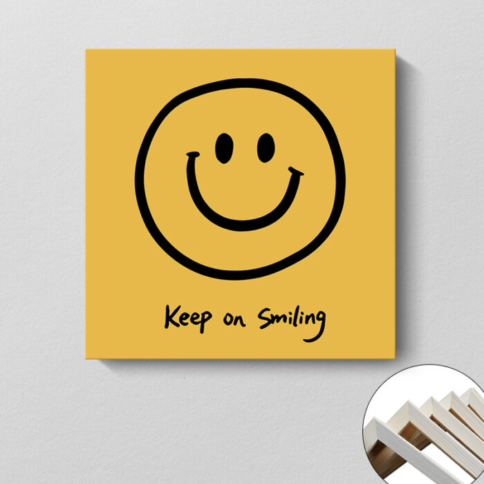 スマイルアートポスター「Keep on Smiling」 - 画像 (1)